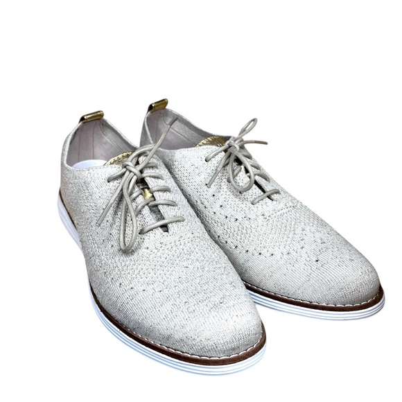 Cole Haan Women’s Original Grand Stichtlite Oxford in Cream, Size 9 - Picture 1 of 12